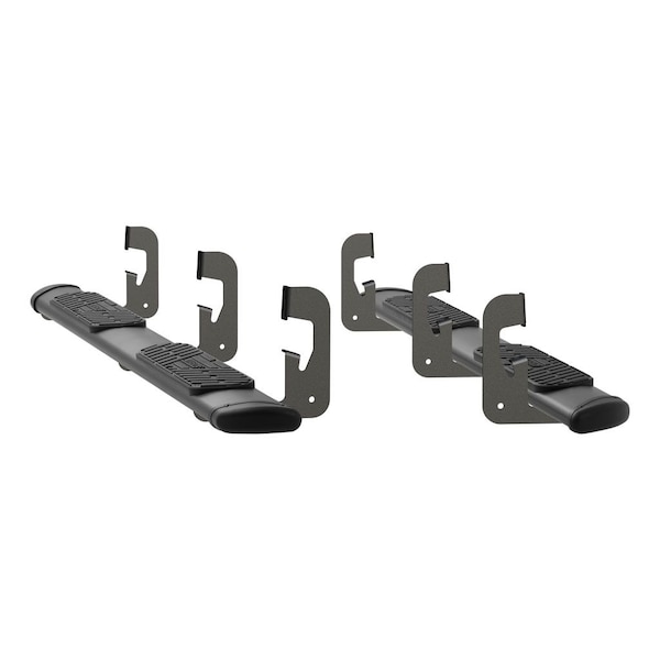 REGAL 7 OVAL STEPS BLACK TEXTURED POWDER COAT